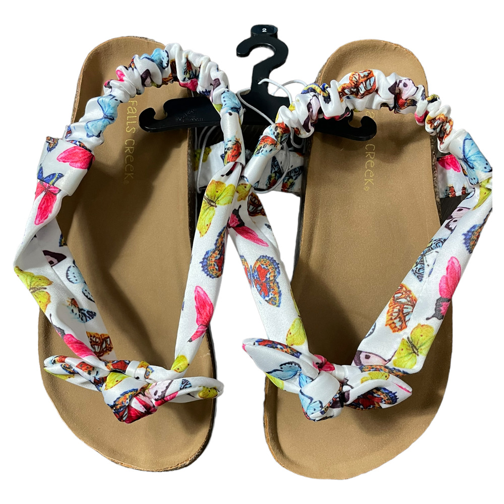 Falls Creek Elise Little Girls Sandals Size 2